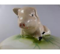 BELLA SCATOLA TERRINA COPERCHIO MAIALE STRATO LOVELY PIG ON BOX 197