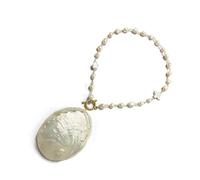 Bella Shell Accento Layering Catena Collana Beachy Bold Design Collarbone Catena Per Abiti Design esagerato Gioielli Vacanza, Misura unica, come descritto, come descritto