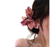 Bella simulazione orchidee fiore artiglio clip per le donne migliora con la vita come disegni di fiori per festival musicali