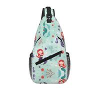 Bella sirena Crossbody Sling Bag Crossbody Crossbody Spalla Borsa Petto Tracolla Tracolla Vita Fanny Pack Uomini Donne