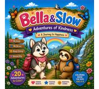 Bella & Slow Adventures of Kindness: A Coloring Book with Hidden Objects and Positive Quotes