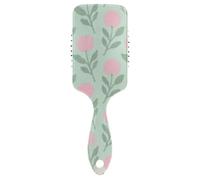 Bella spazzola amichevole fiori rosa per l'asciugatura Spazzola da massaggio progettata per capelli sottili con manico ergonomico cepillo anti crespo para cabello