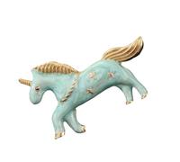 Bella spilla a forma di cavallo con corno singolo, spilla da bavero color macaron, elegante accessorio decorativo per borsa, cappello, spilla giapponese macaron in lega, Misura unica, come descritto