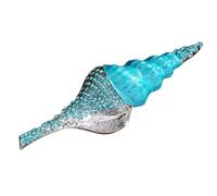 Bella spilla a forma di conchiglia con strass in lega di accento spilla da bavero alla moda distintivo per feste eventi mare fascino gioielli, One Size, come descritto