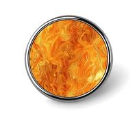 Bella spilla da bavero viola con farfalla floreale, spille rotonde in metallo, spilla alla moda per camicie, giacche, cappelli, Circular, Alluminio, Nessuna pietra preziosa