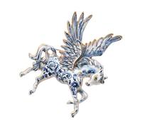 Bella spilla da cavallo, design con segno zodiacale cinese, simboleggia il coraggio, ago in lega, accessorio alla moda da regalare, spilla, Einheitsgröße, come descritto