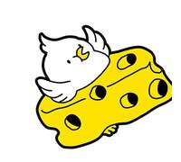 Bella spilla di pollo, accessori per giacche, cappelli, borse, gioielli in lega, accessori decorativi per abiti da donna, alla moda giacche da donna, Einheitsgröße, come descritto