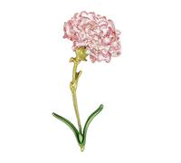 Bella spilla floreale in lega che simboleggia amore e rispetto, ideale per regali e accessori alla moda per la festa della mamma bouquet floreale tradizionale petto, One Size, come descritto
