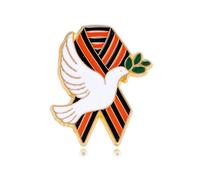 Bella spilla smaltata a forma di colomba della pace spilla a forma di animale spilla accessorio alla moda per sciarpa, cappotto, borsa, simbolo della pace vintage gioielli