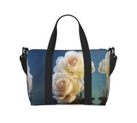 Bella stampa floreale bandiera Italia stampa borsa versatile per viaggi, borsa a tracolla portatile da viaggio per ogni vostra esigenza