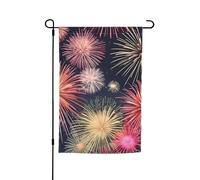 Bella stampa fuochi d'artificio per ogni occasione giardino tutte le stagioni bandiera esterna decorazione cortile per patio bandiere
