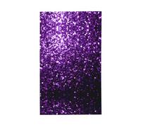 Bella stampa glitter viola bandiera decorativa per esterni per tutte le stagioni modello su un solo lato cortile portico patio