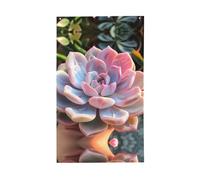 Bella stampa succulenta bandiera decorativa per esterni per tutte le stagioni modello su un solo lato cortile portico patio