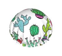 Bella Succulente Cuffia Da Doccia Donne Riutilizzabili Grande Cuffia Da Doccia Uomini Quickdry Cura Dei Capelli Lunghi Brevi