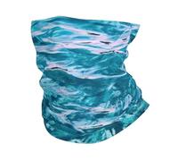 Bella superficie del mare stampa sci copertura del viso freddo sciarpa per gli uomini donne, scaldacollo ghetta per sci corsa