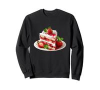 Bella Torta di Fragole per Gli Amanti dei Dolci e delle Torte Felpa