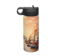 Bella Venezia Canal View Stampa Viaggio 18oz Sport Isolato Bollitore Bottiglia di Acqua Bollitore In Acciaio Inox Bollitore Tazza Portatile
