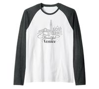 Bella Venezia Maglia con Maniche Raglan