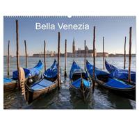 Bella Venezia (Wandkalender 2026 DIN A2 quer), CALVENDO Monatskalender: Die Lagunenstadt Venedig ist einzigartig auf der Welt. Prunkvolle Paläste, ... Venedig - trägt seinen Beinamen zurecht.