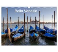 Bella Venezia (Wandkalender 2026 DIN A3 quer), CALVENDO Monatskalender: Die Lagunenstadt Venedig ist einzigartig auf der Welt. Prunkvolle Paläste, ... Venedig - trägt seinen Beinamen zurecht.