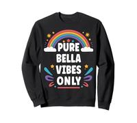 BELLA Vibes Only Cute Retro Girls BELLA Name Felpa