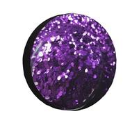 Bella Viola Glitter Copertura della Ruota di Scorta Impermeabile Antipolvere Auto Protezioni Ruota di Scorta Portatile Copertura Universale Misura per