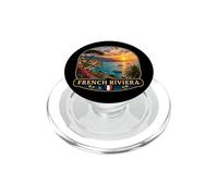 Bella vista costiera Costa Azzurra Tramonto PopSockets PopGrip per MagSafe