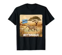 Bella Vista del Botswana con Costume Animale e Natura Maglietta