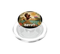 Bella vista Egitto con la natura e l'aquila grafica PopSockets PopGrip per MagSafe