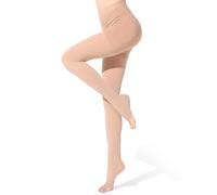 BellaAchtung Medical Collant a compressione a punta aperta donne uomo, 20-30 mmHg Calze di compressione graduata di sostegno, collant di sostegno per vene varicose Edema