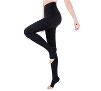 BellaAchtung Medical Collant a compressione a punta aperta donne uomo, 20-30 mmHg Calze di compressione graduata di sostegno, collant di sostegno per vene varicose Edema