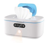 Bellababy Wipe Wamer per veicoli e uso domestico, dispenser di salviette umidificate per bambini e scaldabagno con luce notturna, visualizzazione della temperatura, non c'è bisogno di acqua e spugna,