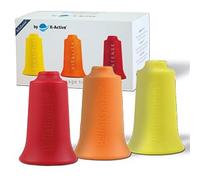 BellaBambi® - Coppette K-Active Mini Trio, colore: Giallo/Arancione/Rosso Modello GRANDE
