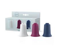 BellaBambi® mini Cupping-Set TRIO: SENSITIVE (bianca) + REGULAR (viola) + INTENSE (blu scuro) Ø20 mm