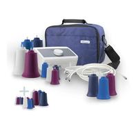 BellaBambi multi ALL-IN-DOUBLE | Sistema per massaggio a pressione negativa | Massaggio fasciale per trigger point, sport, bellezza e benessere | Per doppio utilizzo | 24 coppette di aspirazione