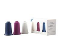 BellaBambi® original Cupping-Set TRIO: SENSITIVE (bianca) + REGULAR (viola) + INTENSE (blu scuro) Ø34 mm