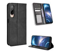 BellaCase Custodia HTC Desire 22 PRO [Custodia Portafoglio] [Staffa] [Slot per schede] [Flip Cover Magnetica] Compatibile con Lo Smartphone HTC Desire 22 PRO(Nero)