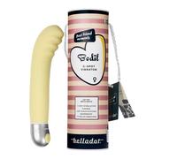 Belladot Bodil G-Spot Vibration per donne Ribbed Shaft & Angled Head w/ 7 modalità stimolatore clitoride per lei, trapano silenzioso Sex Toy per la donna best for G-Spot Aficionados & Beginner giallo