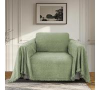 BellaHills Ciniglia Protezione Divano Graffi Gatto, Impermeabile Divano Copertura, Copridivano Mobili Protector, Copridivani Resistente Alle Macchie E Ai Graffi per Cani e Gatti, (Verde, 180 x 230cm)