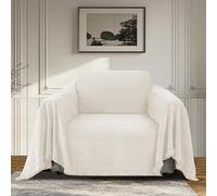 BellaHills Ciniglia Protezione Divano Graffi Gatto, Impermeabile Divano Copertura, Copridivano Mobili Protector, Copridivani Resistente Alle Macchie E Ai Graffi per Cani e Gatti, (Beige, 180 x 230cm)