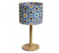 Bellaluma Lampada da comodino Lampada da comodino Candeeiro Mesa de Cabeceira Lampade da comodino Lampada da camera Lampada da tavolo (Alcazar Tile, 1 unità)