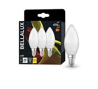 Bellalux Lampada a LED, E14-base ottica opaca,Bianco caldo (2700K), 470 Lumen, sostituzione delle lampade 40W, non dimmerabile, 3-Confezione