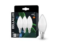 Bellalux Lampada a LED, E14-base ottica opaca,Bianco freddo (4000K), 470 Lumen, sostituzione delle lampade 40W, non dimmerabile, 3-Confezione