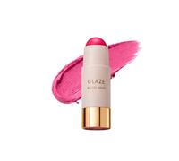 Bellamianta Glaze Blush & Glow Balm, balsamo lucido, 5 g, multiuso per guance, labbra e occhi, fard, ingredienti per la pelle, burro di karitè e olio di avocado (fucsia)