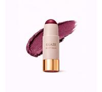 Bellamianta Glaze Blush & Glow Balm, balsamo lucido, 5 g, multiuso per guance, labbra e occhi, fard, ingredienti per la pelle, burro di karitè e olio di avocado (Plum Passion)