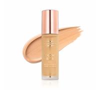 Bellamianta Glow Base - Primer e illuminante idratante per il trucco - Primer radiante per la pelle con niacinamide, acido ialuronico e vitamina E - Evidenziatori per pelle luminosa (Champagne Glow)