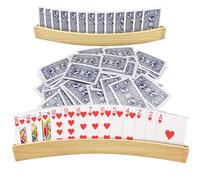 Bellanova 2 Porta Carte da Gioco in Legno 33 cm | Supporto Mani Libere per Adulti, Anziani e Persone con Mobilità Ridotta