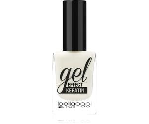 bellaoggi Gel Effect Keratin Nail Polish smalto per unghie colore Milky White 10 ml