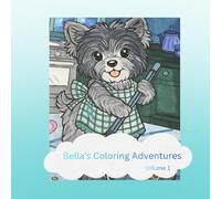 Bella's Coloring Adventures: Cute Puppy Coloring Book
