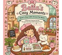 Bella's Cozy Moments: Book 2 - Cozy Cafés Around the World: A Relaxing Coloring Journey Through Charming Cafés, Sweet Treats & Sweet Treats for Teens and Adults
